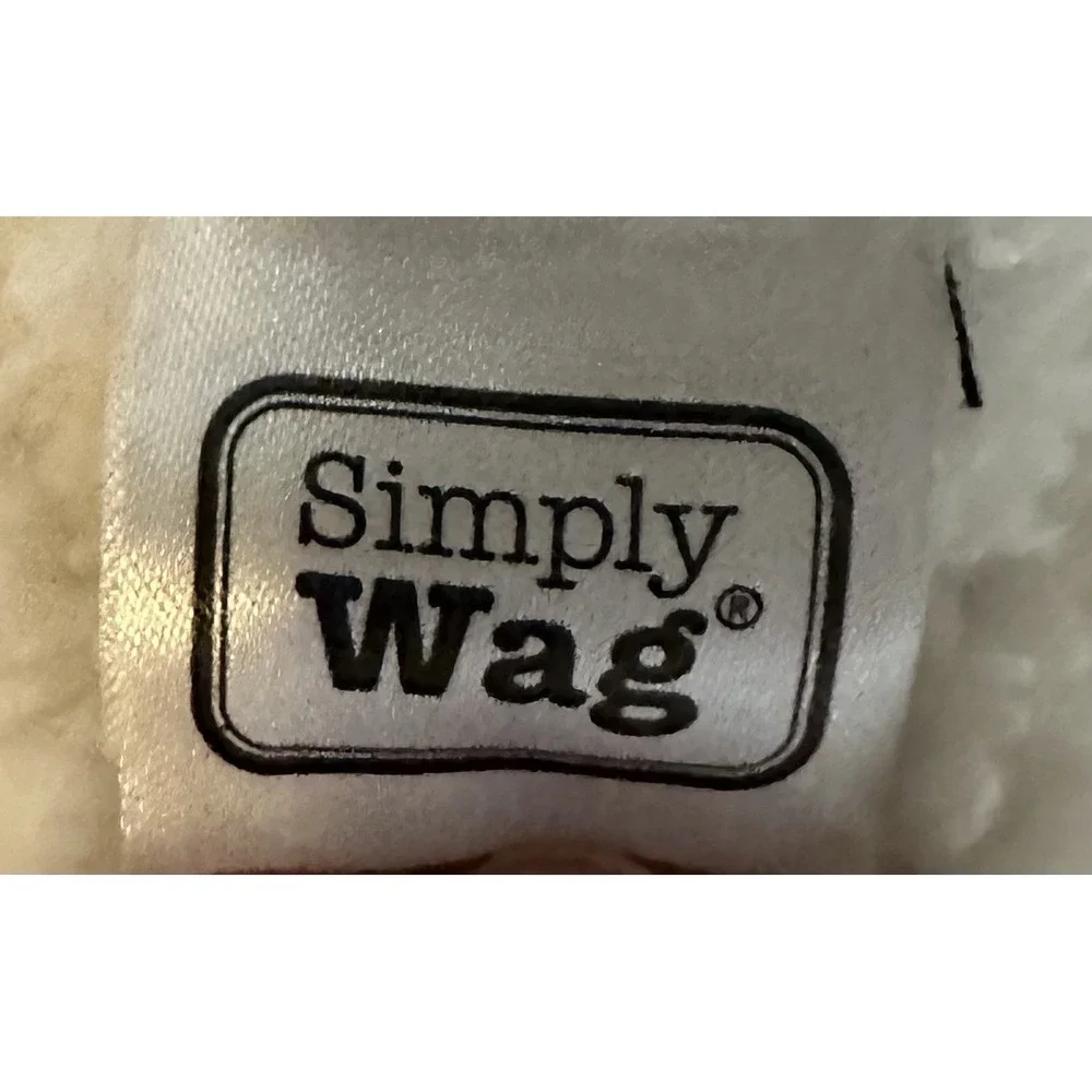Simply Wag Fleece Lined Plaid Dog Jacket Coat Blue Black Pet Size Small